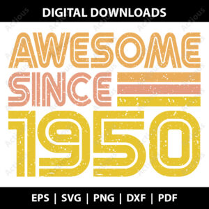 Awesome since 1950 SVG