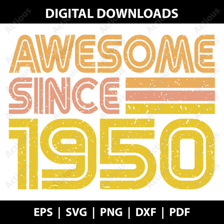 Awesome since 1950 SVG