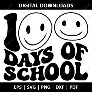 100 Days of School Svg