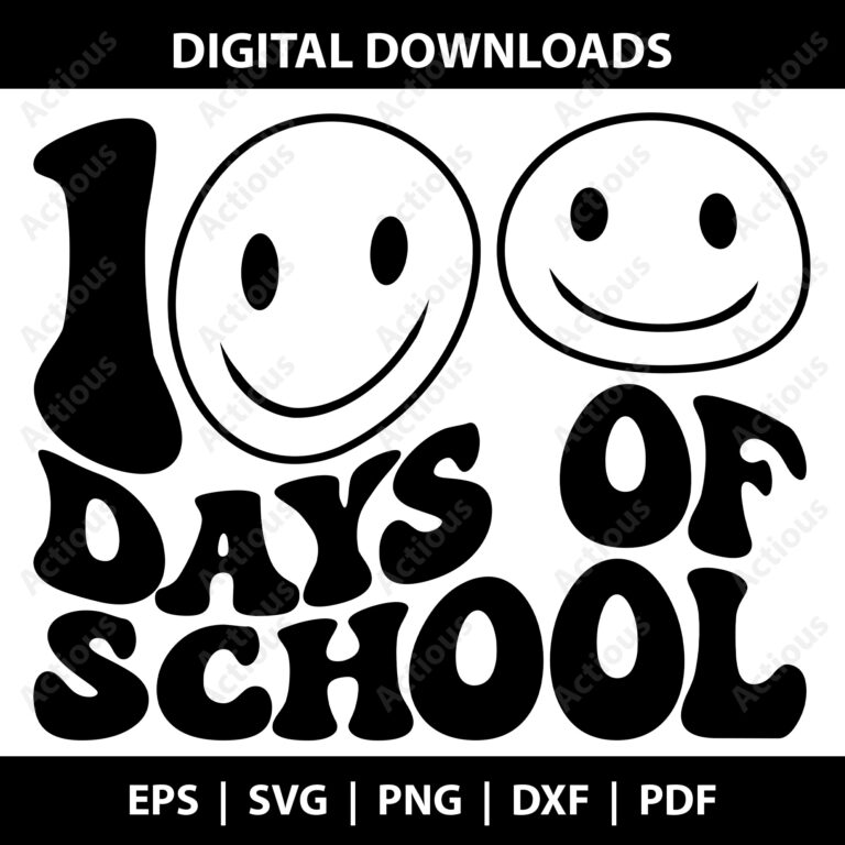 100 Days of School Svg