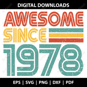 Awesome since 1978 png