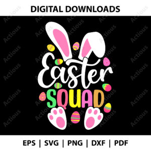 Easter Squad Svg, Easter svg, commercial use svg