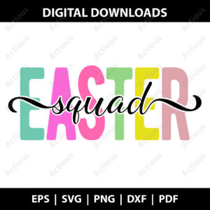 Easter Squad Svg, Easter svg, cricut svg file