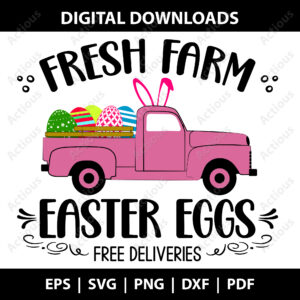 Fresh Farm Easter Eggs Svg, Easter Svg, commercial use svg