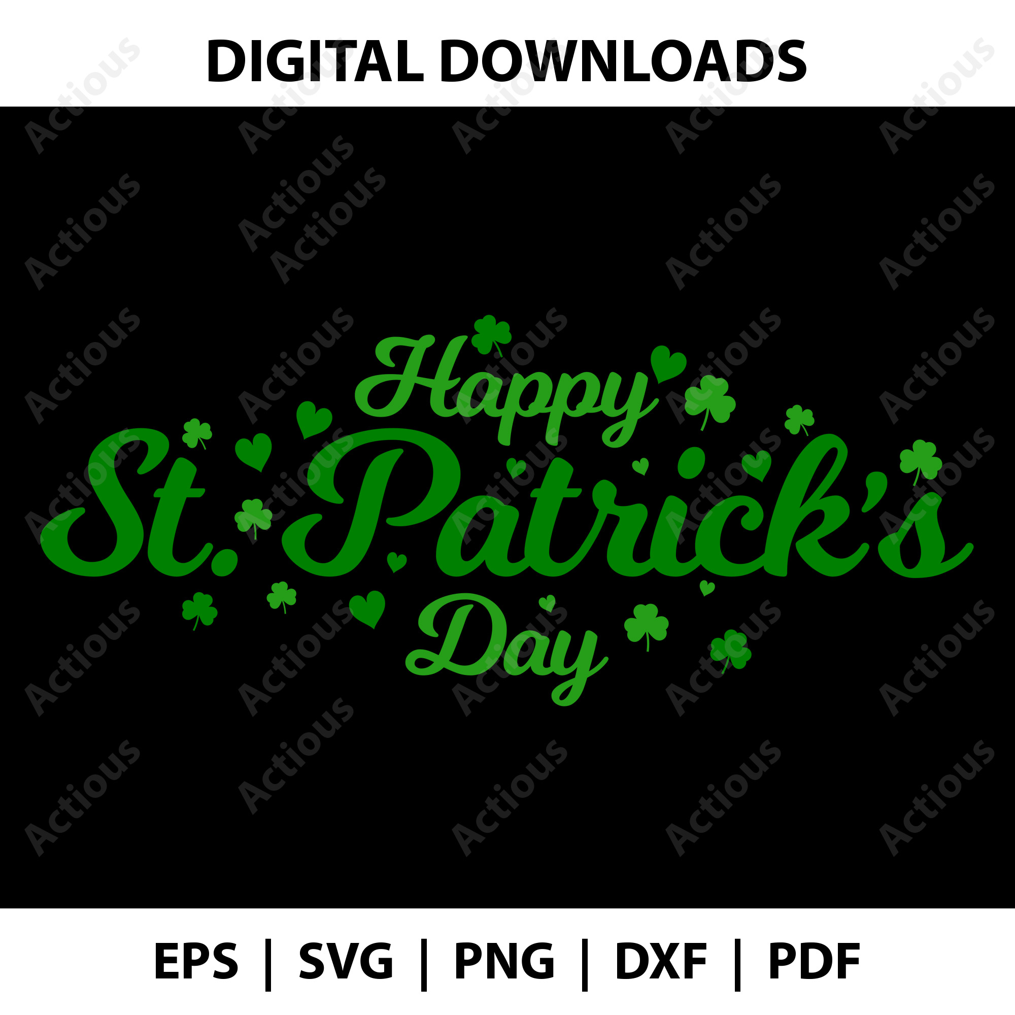 Happy St. Patrick's day Svg