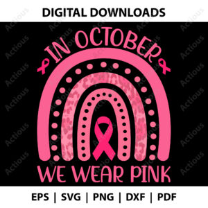 In October we wear pink