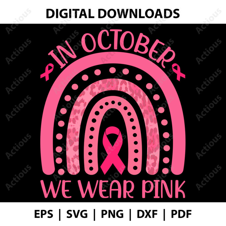 In October we wear pink