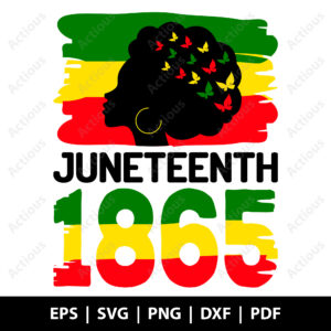 Juneteenth 1865 Svg, Juneteenth Vibes Svg, commercial use svg