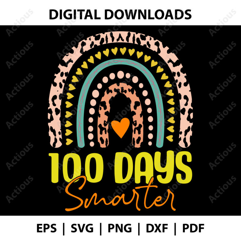 100 days smarter Svg
