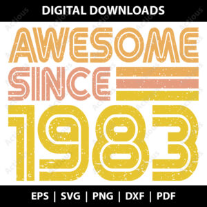 Awesome since 1983 png