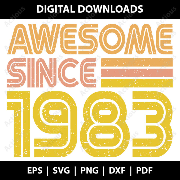 Awesome since 1983 png