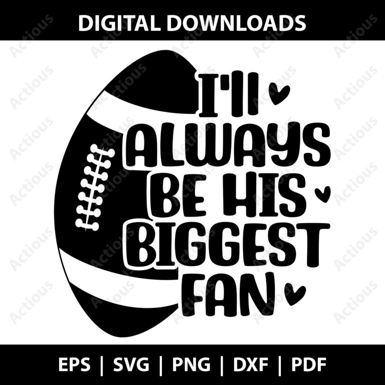 football biggest fan svg,