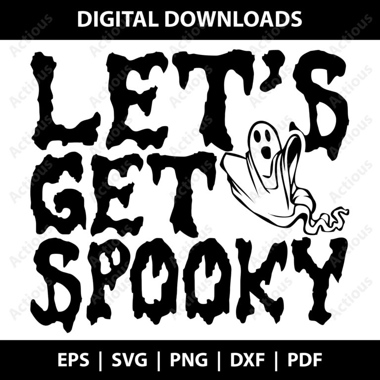 let's get spooky svg, halloween svg,