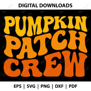 pumpkin patch crew svg, halloween svg, cricut svg file