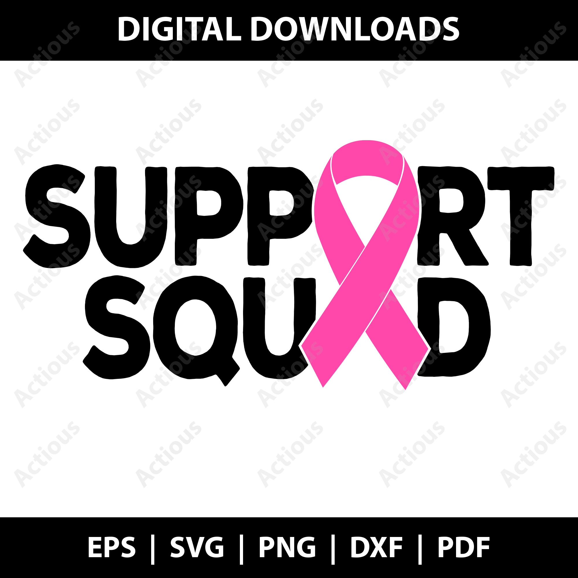 support squad svg, fight cancer svg, commercial use svg