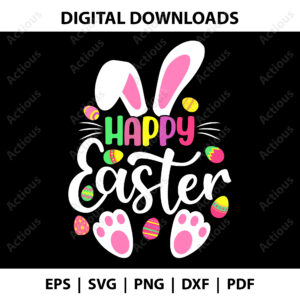 happy easter svg, easter svg, easter bunny svg, commercial use svg