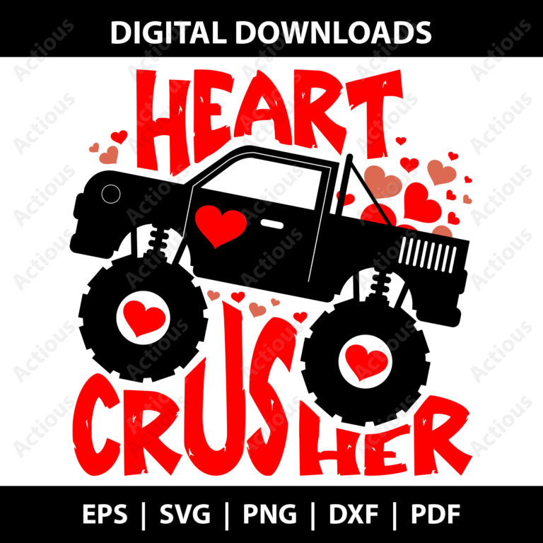 heart crusher svg,