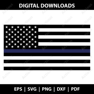 police flag svg