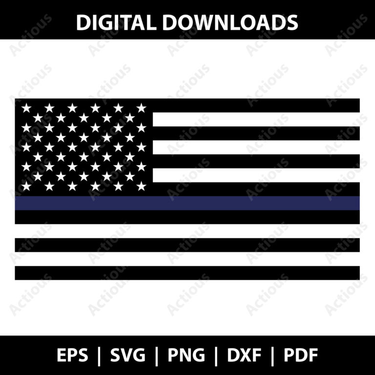 police flag svg