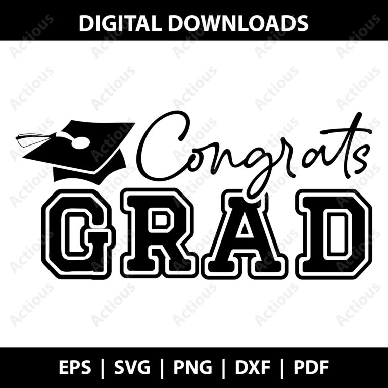 congrats grad svg, graduation svg, cricut svg file