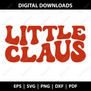 little claus svg, merry christmas svg, commercial use svg
