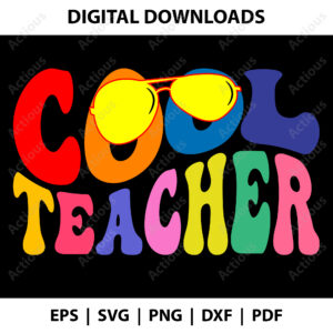 cool teacher svg, teacher life svg, commercial use svg