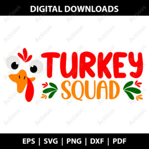 turkey squads svg, thanksgiving svg, family matching svg, cricut svg file