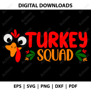 turkey squads svg, thanksgiving svg, family matching svg, cricut svg file